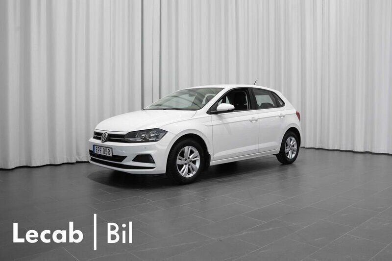 Vit Begagnad 2019 VW Polo Halvkombi | 129 500 kr (Marknadspris) - Bild 1/4