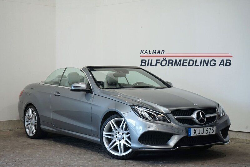 Silver Begagnad 2014 Mercedes E250 AMG Cab | 299 900 kr (Marknadspris) - Bild 1/4
