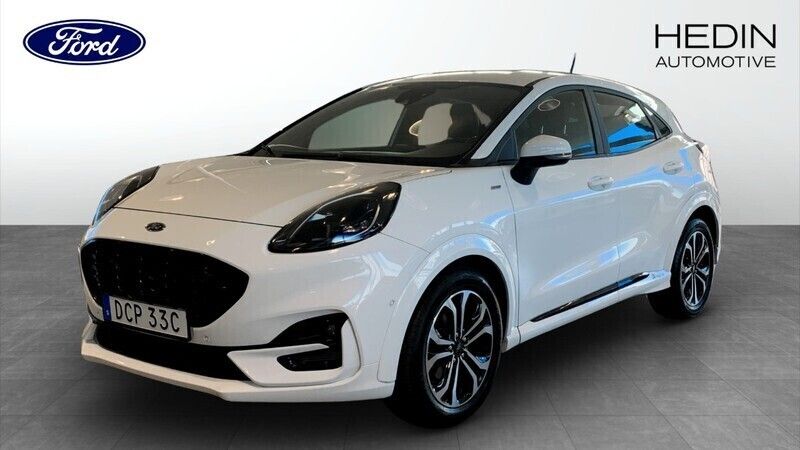 Frozen white Begagnad 2020 Ford Puma ST-Line SUV | 189 900 kr - Bild 1/4