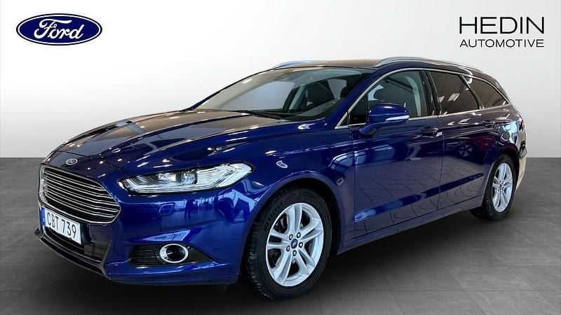 Begagnad Ford Mondeo Business Edition 160 HK (117 kW) 2018 Blå Kombi