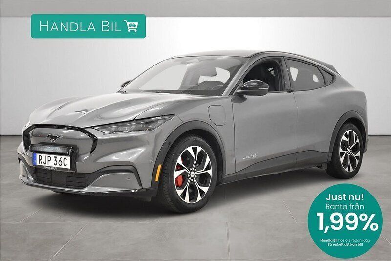 Grå Begagnad 2021 Ford Mustang Mach-E Standard Range SUV | 334 900 kr (Bra pris) - Bild 1/3