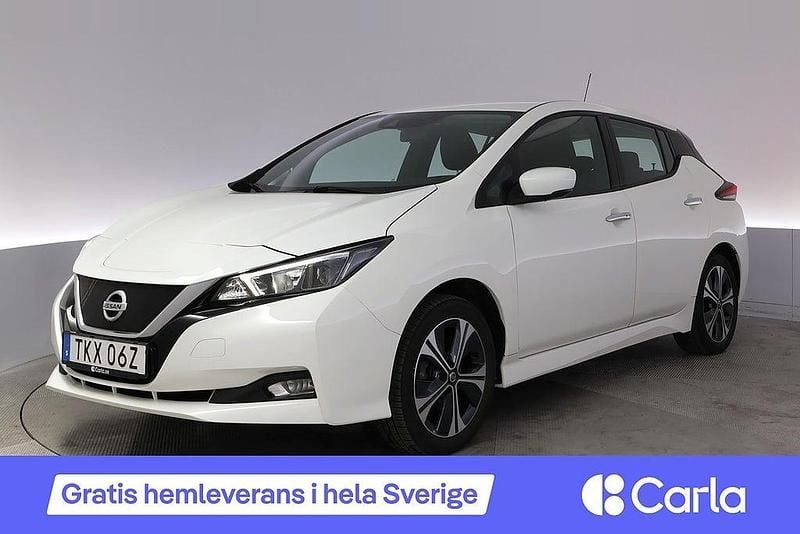 Begagnad Nissan Leaf Acenta 160 kW (218 HK) 2021 Vit Halvkombi