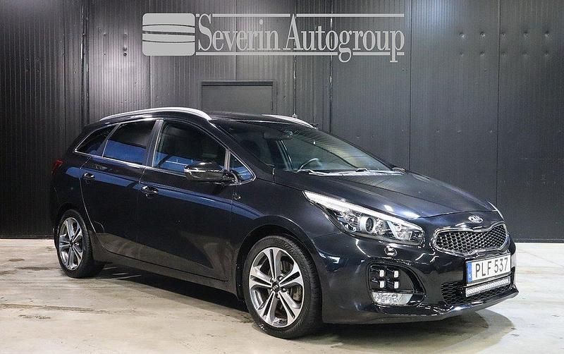 Svart Begagnad 2017 Kia Ceed Sportswagon GT-Line Kombi | 154 900 kr (Marknadspris) - Bild 1/4