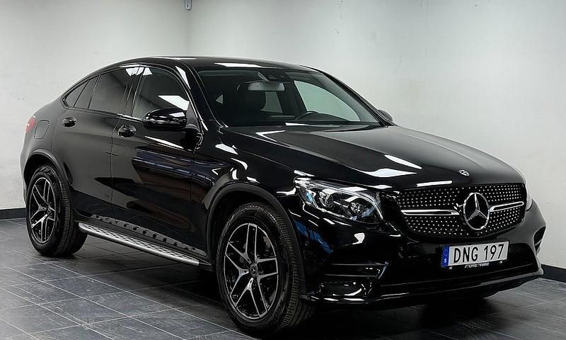 Begagnad Mercedes GLC250 AMG line 204 HK (150 kW) 2017 Svart Sportkupé