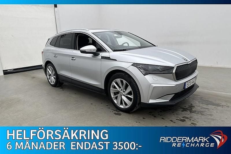 Silver Begagnad 2021 Skoda Enyaq iV SUV | 294 900 kr (Marknadspris) - Bild 1/3