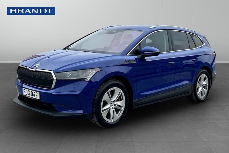 Blå Begagnad 2022 Skoda Enyaq iV SUV | 328 900 kr (Superpris) - Bild 1/4