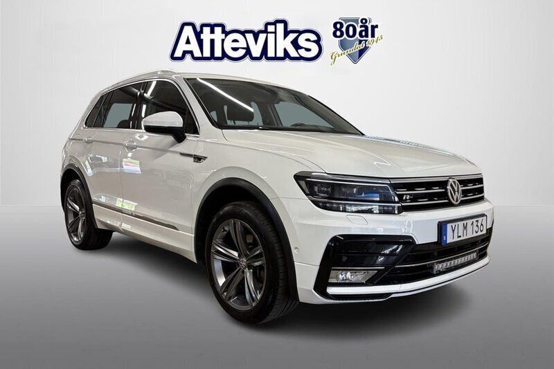 Vit Begagnad 2017 VW Tiguan R-line SUV | 225 000 kr (Lite dyr) - Bild 1/4