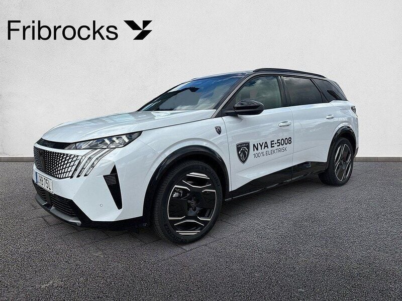 Vit (vit okenite) Ny 2024 Peugeot e-5008 Allure SUV | 529 900 kr (Marknadspris) - Bild 1/4