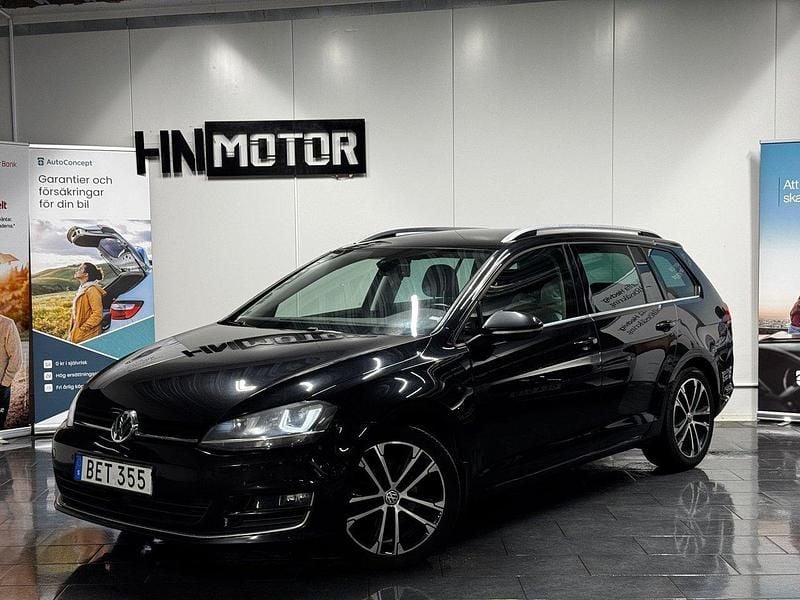 Svart Begagnad 2014 VW Golf VII GT Kombi | 112 900 kr (Bra pris) - Bild 1/4