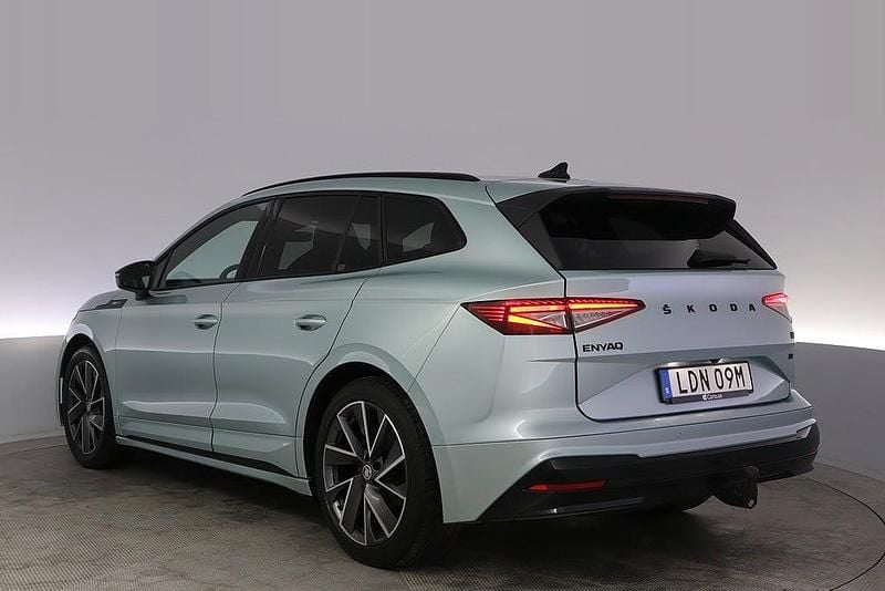 Begagnad Skoda Enyaq iV SportLine 150 kW (204 HK) 2021 Silver SUV