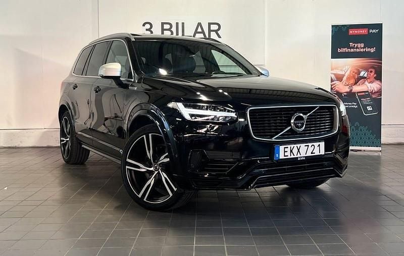 Svart Begagnad 2017 Volvo XC90 R-Design SUV | 399 900 kr (Marknadspris) - Bild 1/4