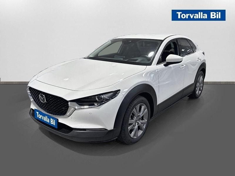 Vit Begagnad 2021 Mazda CX-30 SUV | 274 900 kr (Marknadspris) - Bild 1/4