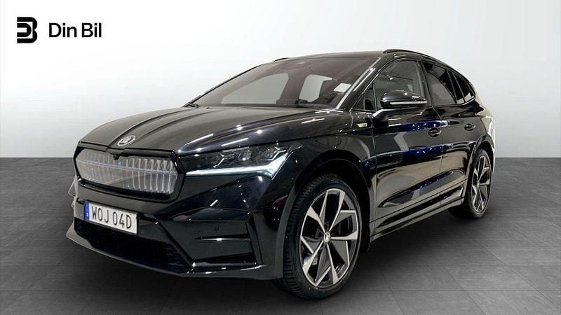Svart Begagnad 2024 Skoda Enyaq iV RS SUV | 579 900 kr (Dyr) - Bild 1/4