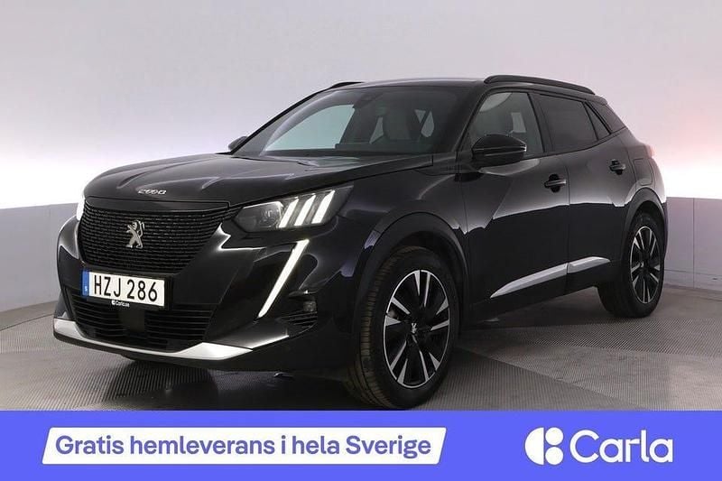 Svart Begagnad 2021 Peugeot e-2008 GT SUV | 171 990 kr (Bra pris) - Bild 1/4