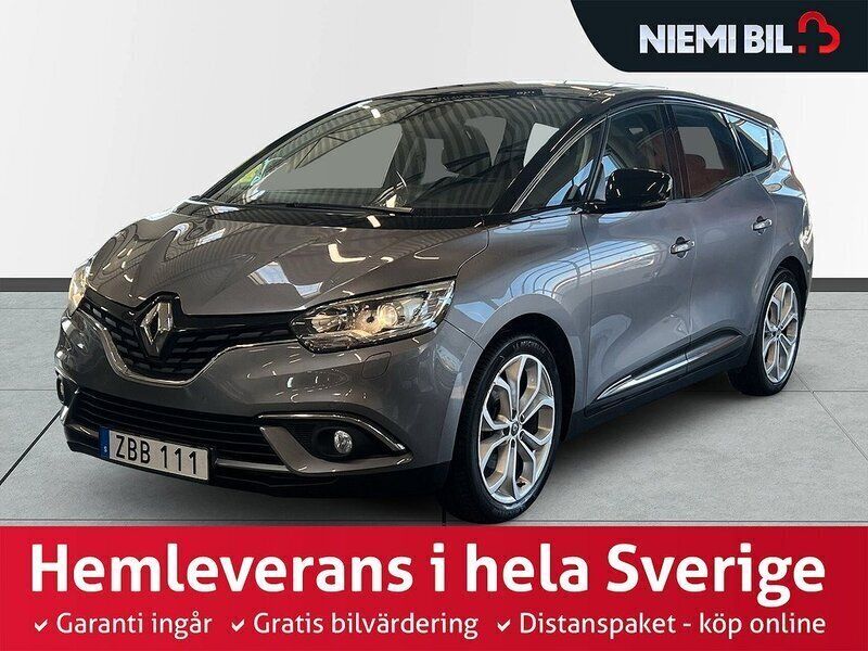 Flerfärgad Begagnad 2018 Renault Grand Scénic IV Minibuss | 179 900 kr (Dyr) - Bild 1/3