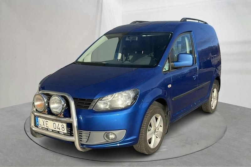 Begagnad VW Caddy 140 HK (102 kW) 2012 Blå Minibuss