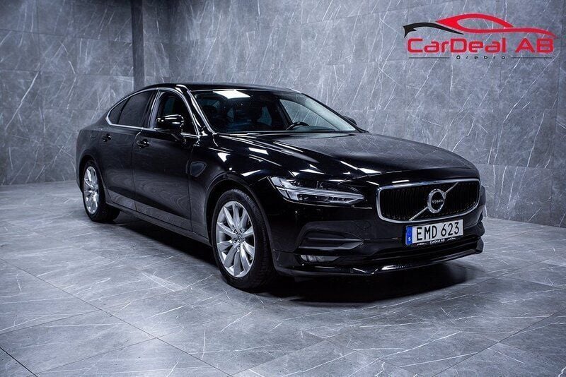Svart Begagnad 2018 Volvo S90 Sedan | 178 800 kr (Bra pris) - Bild 1/4