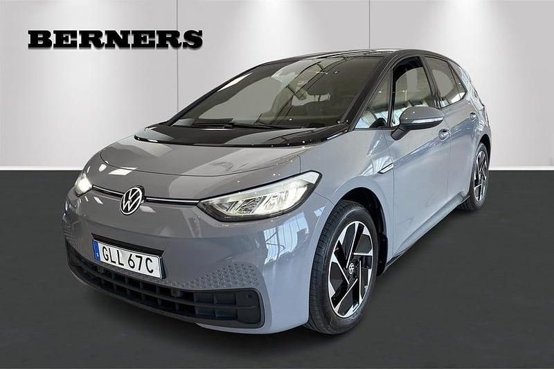 Begagnad VW ID.3 Pro Performance 152 kW (207 HK) 2022 Grå Halvkombi