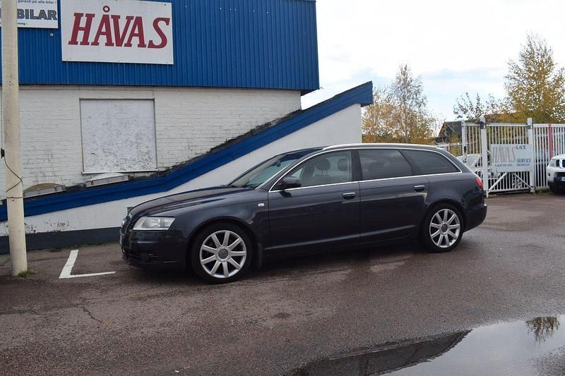 Mörkgrå (grå) Begagnad 2008 Audi A6 Proline Kombi | 39 500 kr (Marknadspris) - Bild 1/4