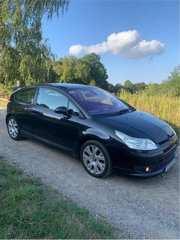 Svart Begagnad 2006 Citroën C4 VTR Sport Sportkupé | 19 900 kr (Bra pris) - Bild 1/4