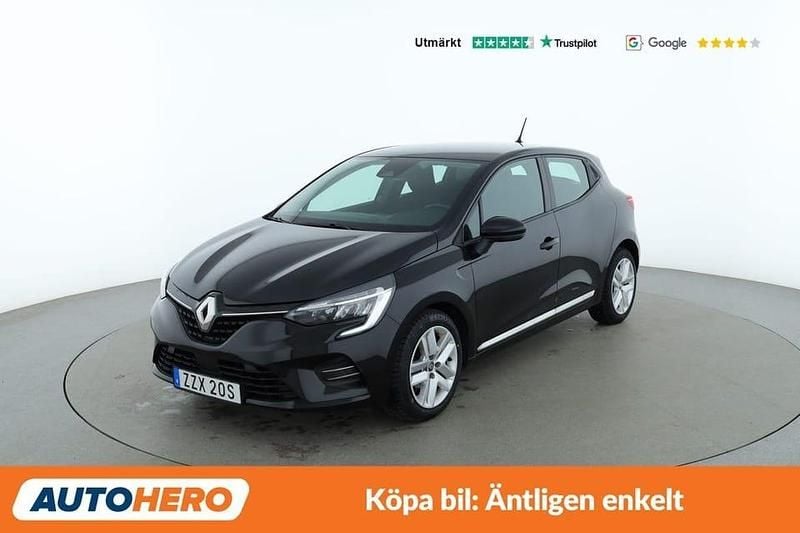 Svart Begagnad 2021 Renault Clio V Intens Halvkombi | 135 000 kr (Marknadspris) - Bild 1/4