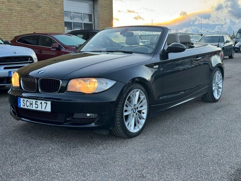Svart Begagnad 2008 BMW 125 Cabriolet Advantage Cab | 129 500 kr - Bild 1/4