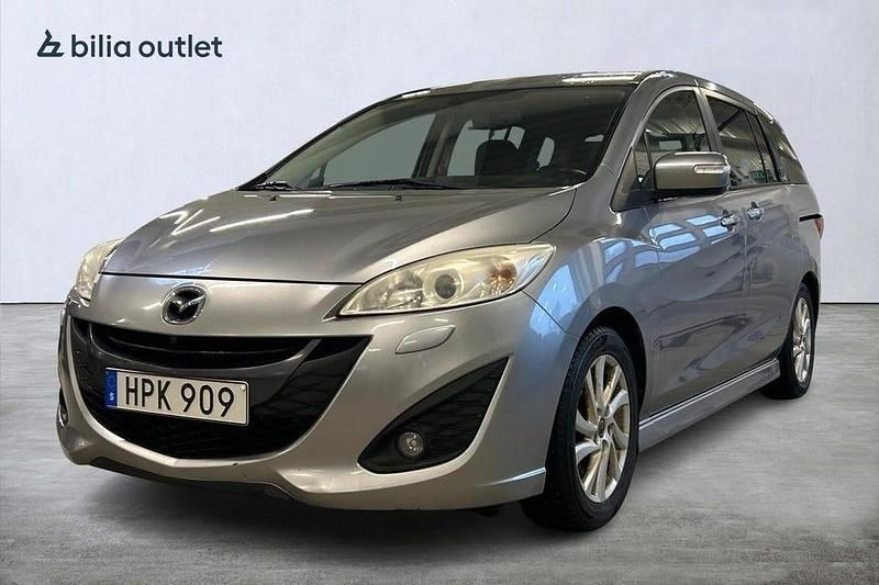 Grå Begagnad 2015 Mazda 5 Inclusive Minibuss | 79 900 kr - Bild 1/4