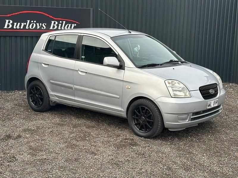 Begagnad Kia Picanto EX 65 HK (47 kW) 2005 Silver Halvkombi