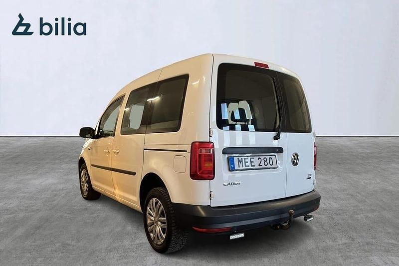 Begagnad VW Caddy 124 HK (91 kW) 2016 Vit Minibuss