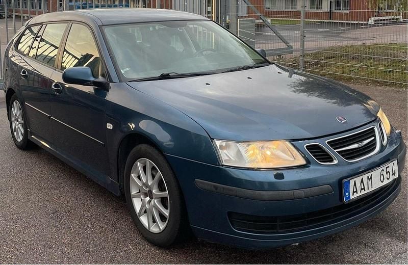 Blå Begagnad 2007 Saab 9-3 Linear Kombi | 16 500 kr (Bra pris) - Bild 1/4