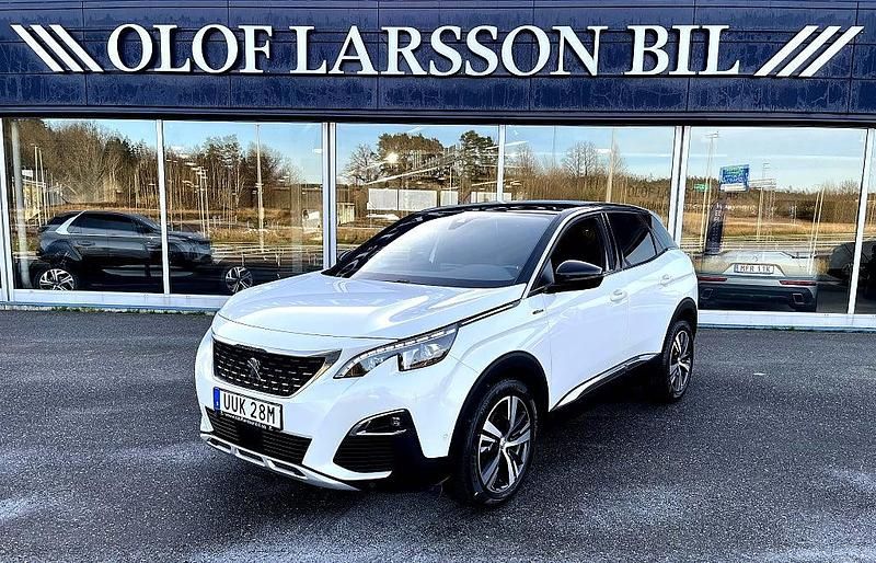 Vit Begagnad 2019 Peugeot 3008 GT-line SUV | 209 500 kr (Marknadspris) - Bild 1/4