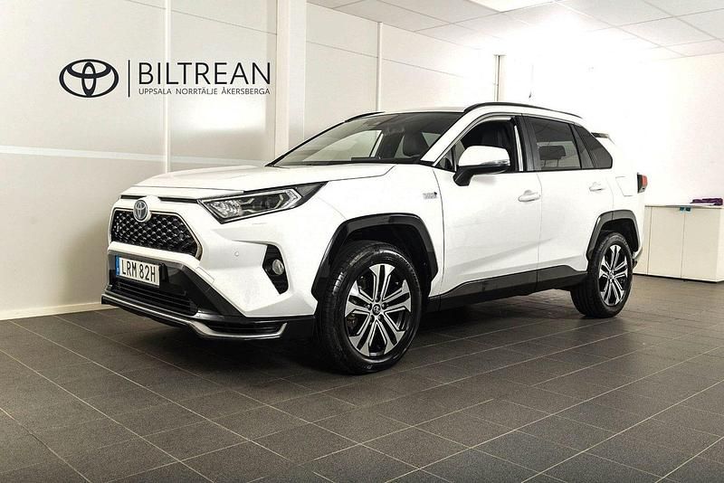 Vit Begagnad 2021 Toyota RAV4 Hybrid Edition SUV | 324 900 kr (Marknadspris) - Bild 1/4