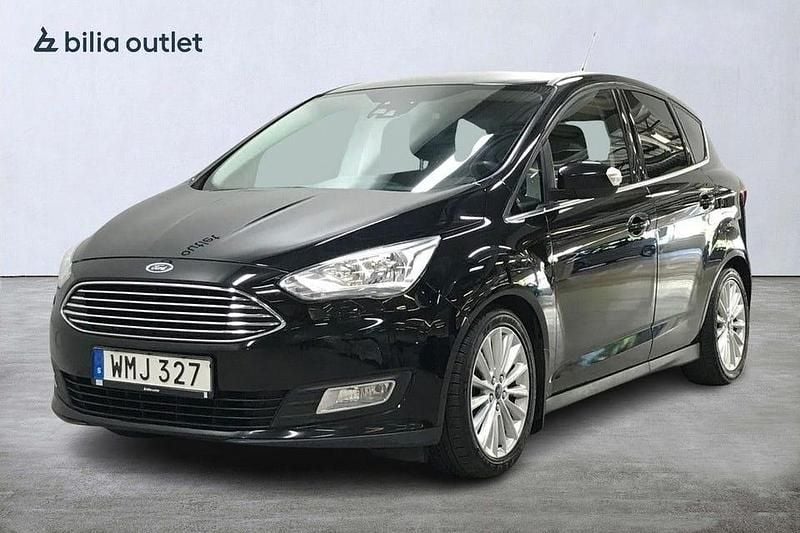 Svart Begagnad 2016 Ford C-MAX Titanium Minibuss | 67 900 kr (Marknadspris) - Bild 1/3