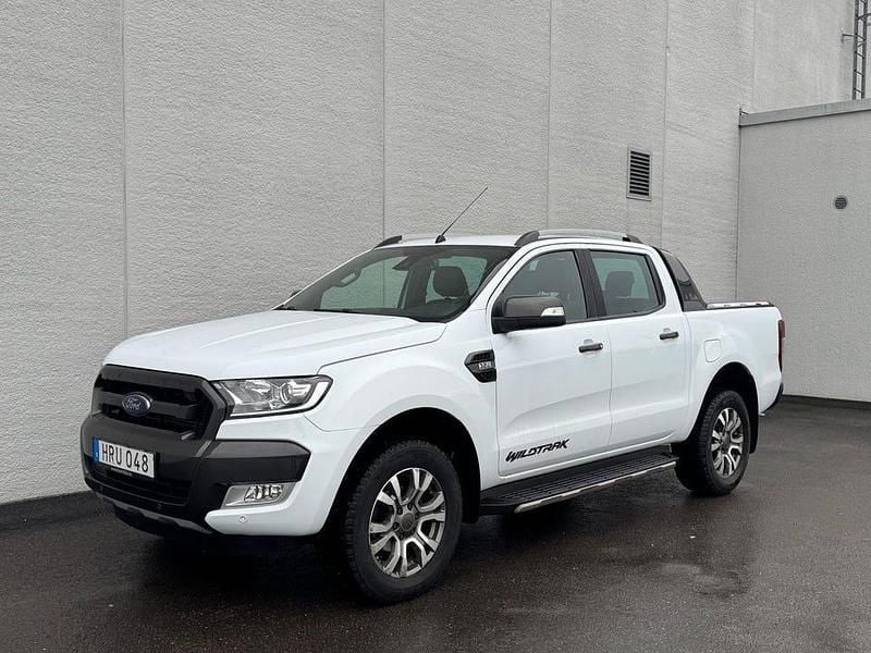 Vit Begagnad 2018 Ford Ranger Wildtrack Pickup | 169 000 kr (Superpris) - Bild 1/4
