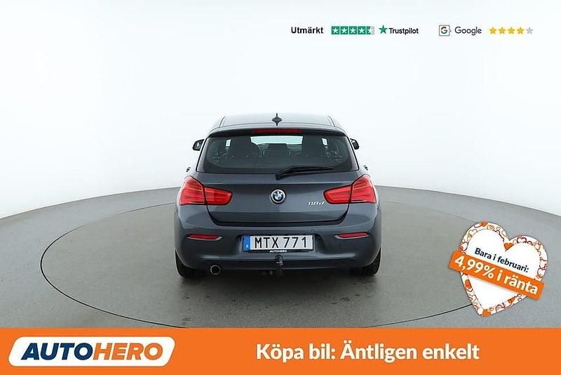 Begagnad BMW 116 Advantage 117 HK (86 kW) 2015 Grå Halvkombi