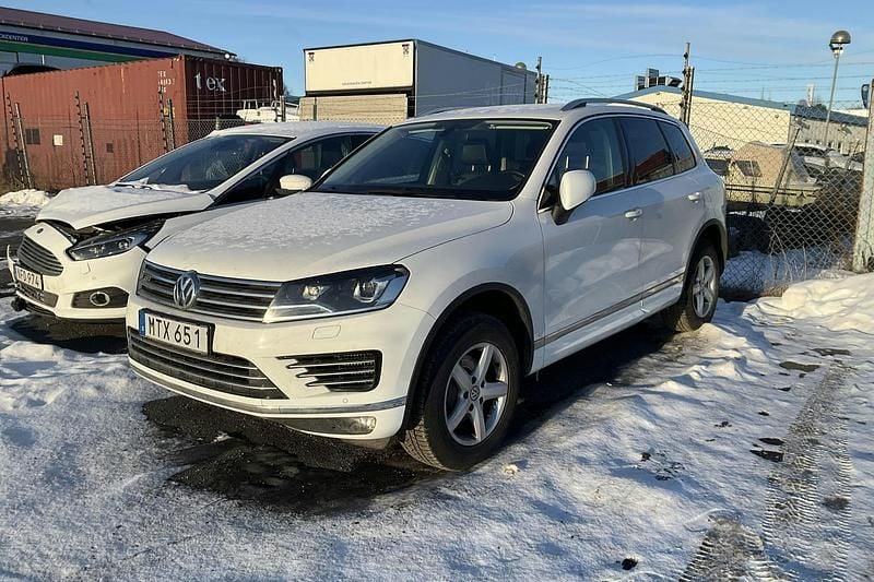 Begagnad VW Touareg 204 HK (150 kW) 2017 Vit SUV