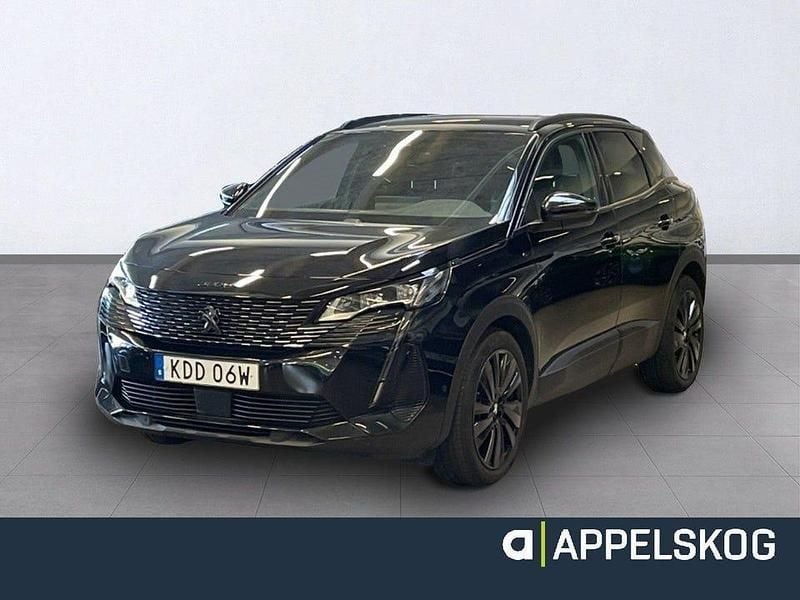 Svart Begagnad 2022 Peugeot 3008 GT SUV | 259 900 kr (Marknadspris) - Bild 1/4