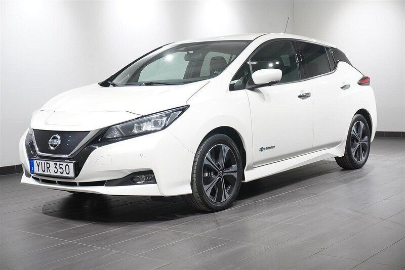 Vit Begagnad 2018 Nissan Leaf 360º Halvkombi | 149 900 kr (Dyr) - Bild 1/4