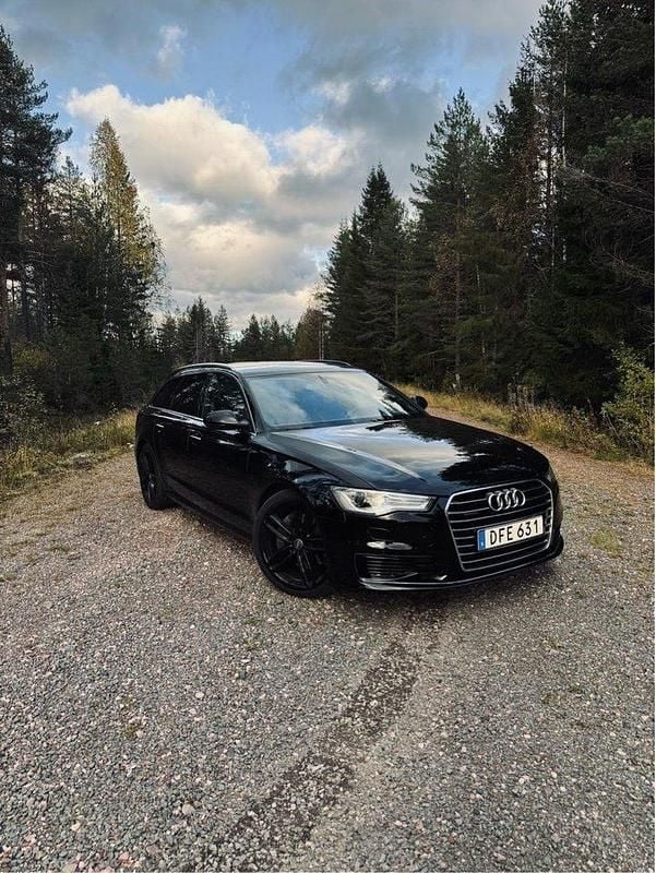 Svart Begagnad 2016 Audi A6 Ambition Kombi | 175 000 kr (Marknadspris) - Bild 1/4