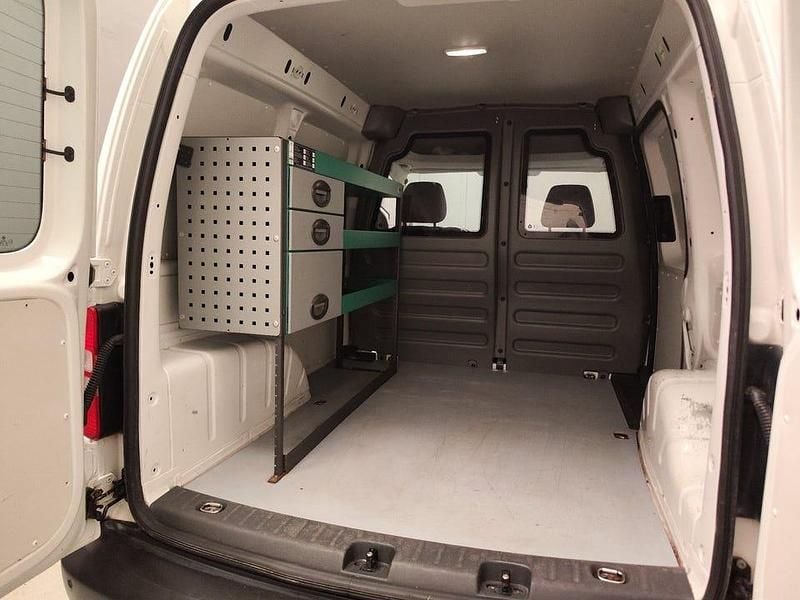 Begagnad VW Caddy 75 HK (55 kW) 2014 Vit Minibuss