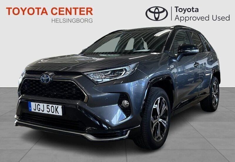 Grå Begagnad 2021 Toyota RAV4 Hybrid Style SUV | 399 900 kr (Marknadspris) - Bild 1/4