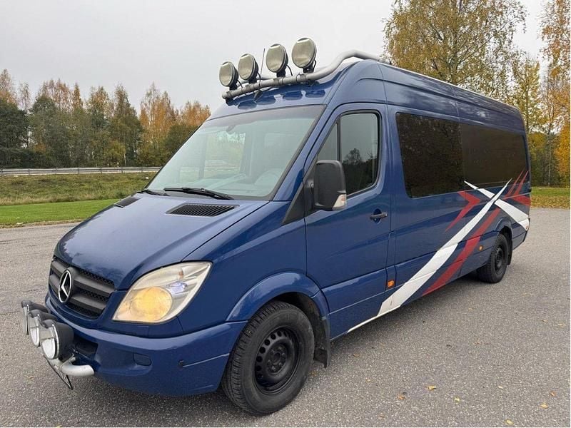 Blå Begagnad 2007 Mercedes Sprinter Van | 104 900 kr - Bild 1/4