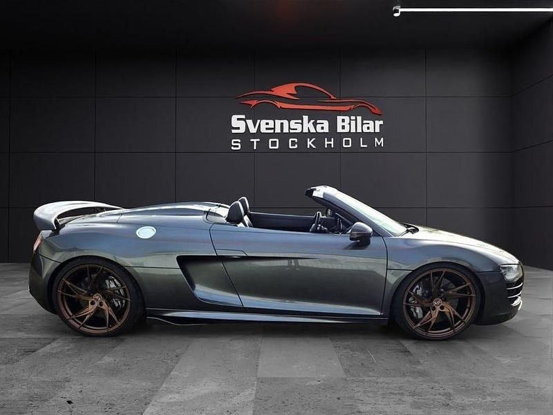 Begagnad Audi R8 Spyder 525 HK (386 kW) 2010 Mörkgrå Cab
