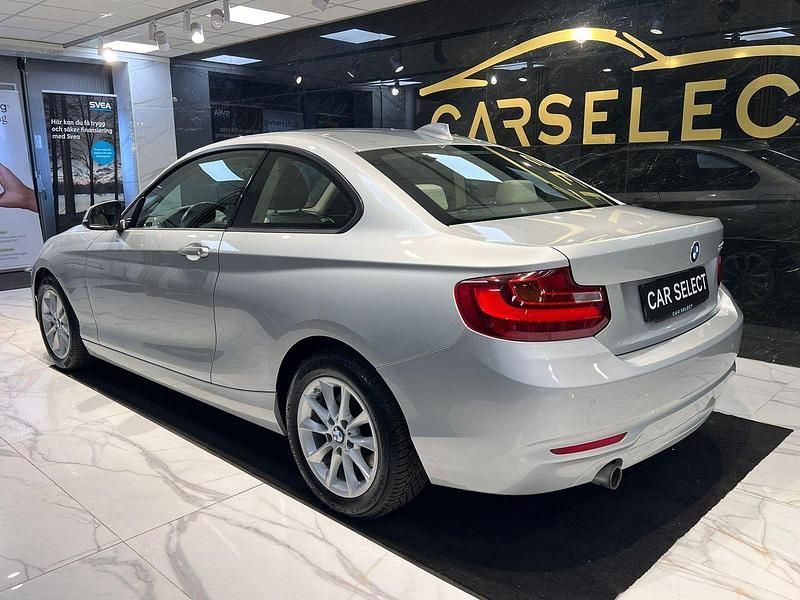 Begagnad BMW 220 Advantage 184 HK (135 kW) 2016 Silver Sportkupé
