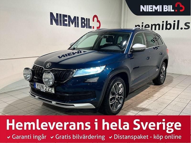 Blå Begagnad 2018 Skoda Kodiaq SUV | 274 900 kr (Marknadspris) - Bild 1/3