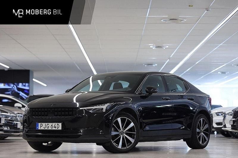 Svart Begagnad 2021 Polestar 2 Plus Sedan | 319 900 kr (Lite dyr) - Bild 1/3