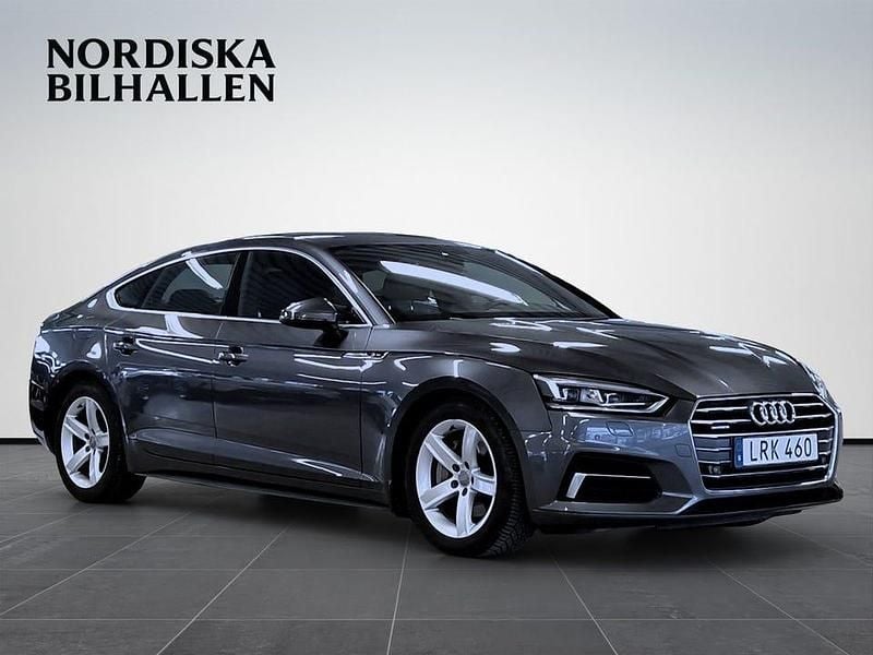 Begagnad Audi A5 Sportback S-Line 190 HK (139 kW) 2017 Grå Halvkombi