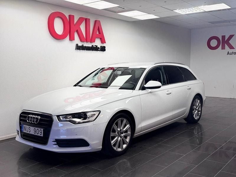 Vit Begagnad 2014 Audi A6 Ambition Kombi | 119 900 kr (Marknadspris) - Bild 1/4