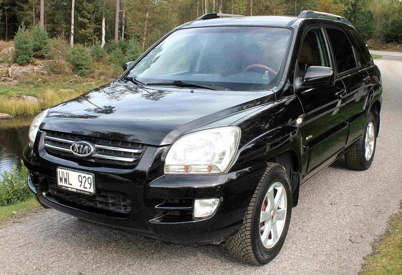 Svart Begagnad 2005 Kia Sportage 4 SUV | 39 000 kr (Lite dyr) - Bild 1/4