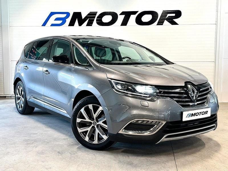 Grå Begagnad 2015 Renault Espace Bose Edition Minibuss | 189 900 kr (Lite dyr) - Bild 1/4